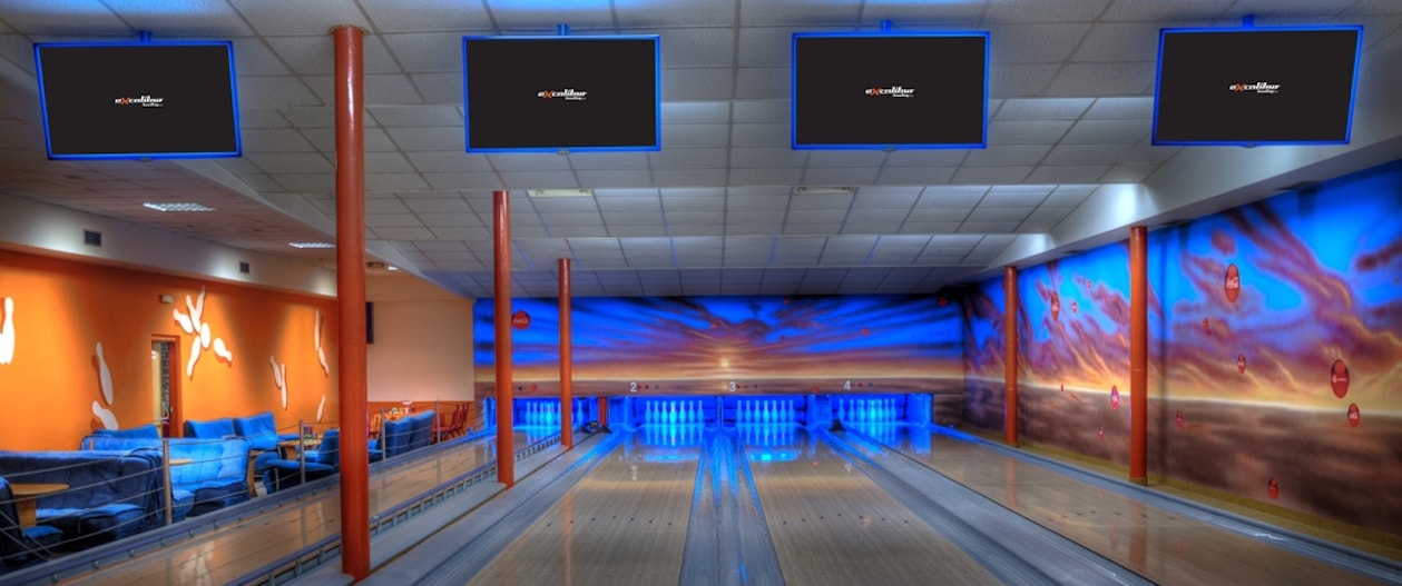 fotografie prostoru bowlingu